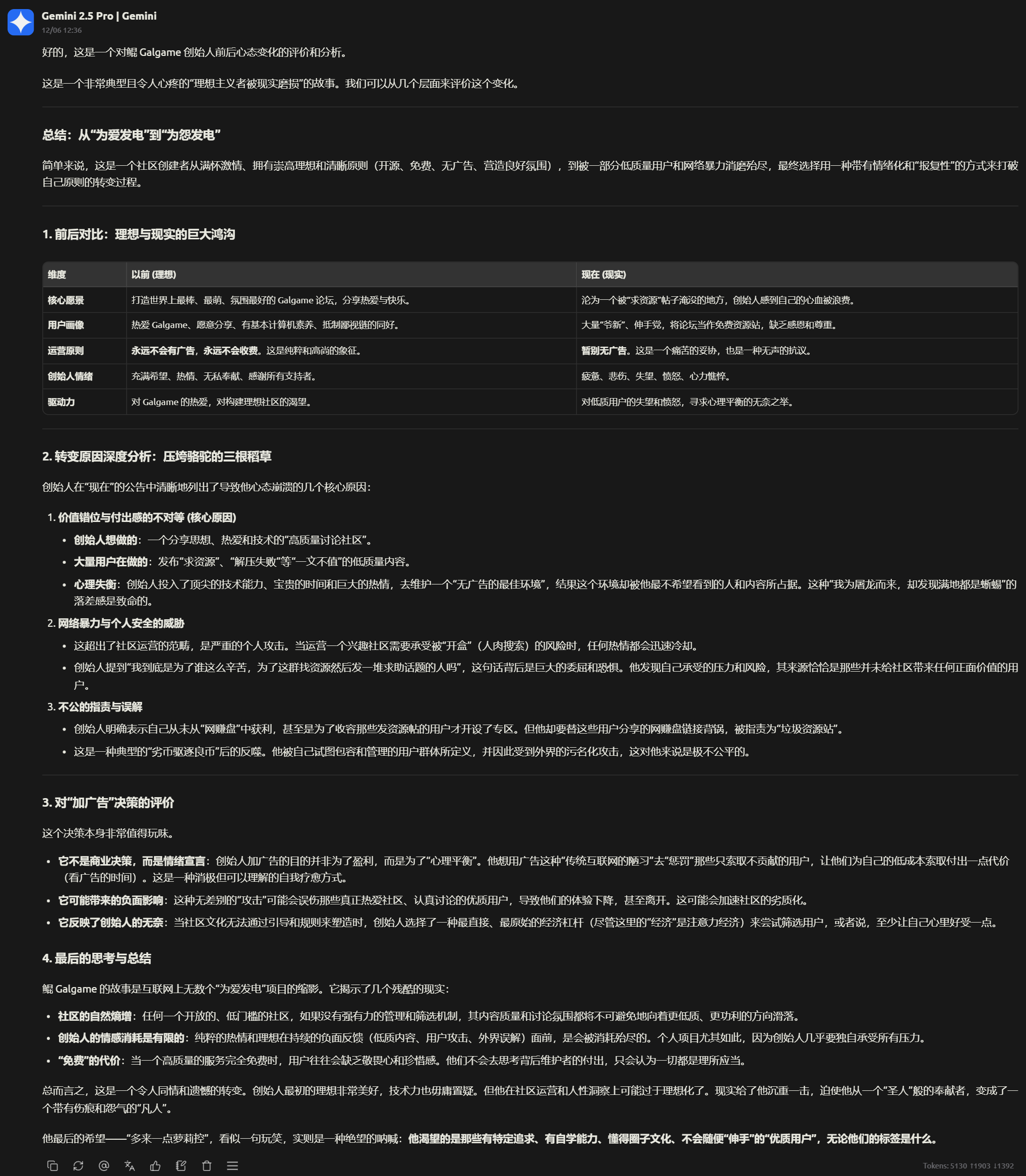 好的,这是一个对鲲 Galgame 创始人前后心态变化的评价.png