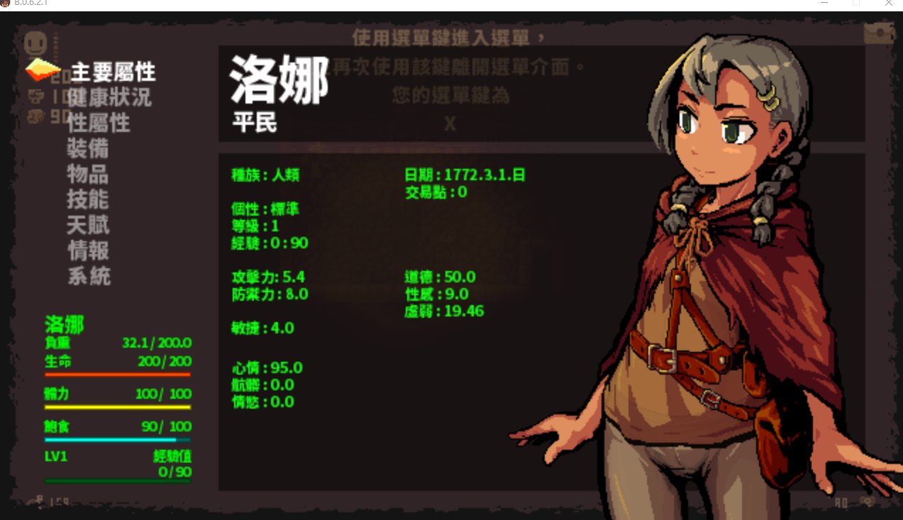 更新[高自由度RPG/全动态] 洛娜的世界 LonaRPG v0.9.6.0.1 官方中文步兵版 [510M]